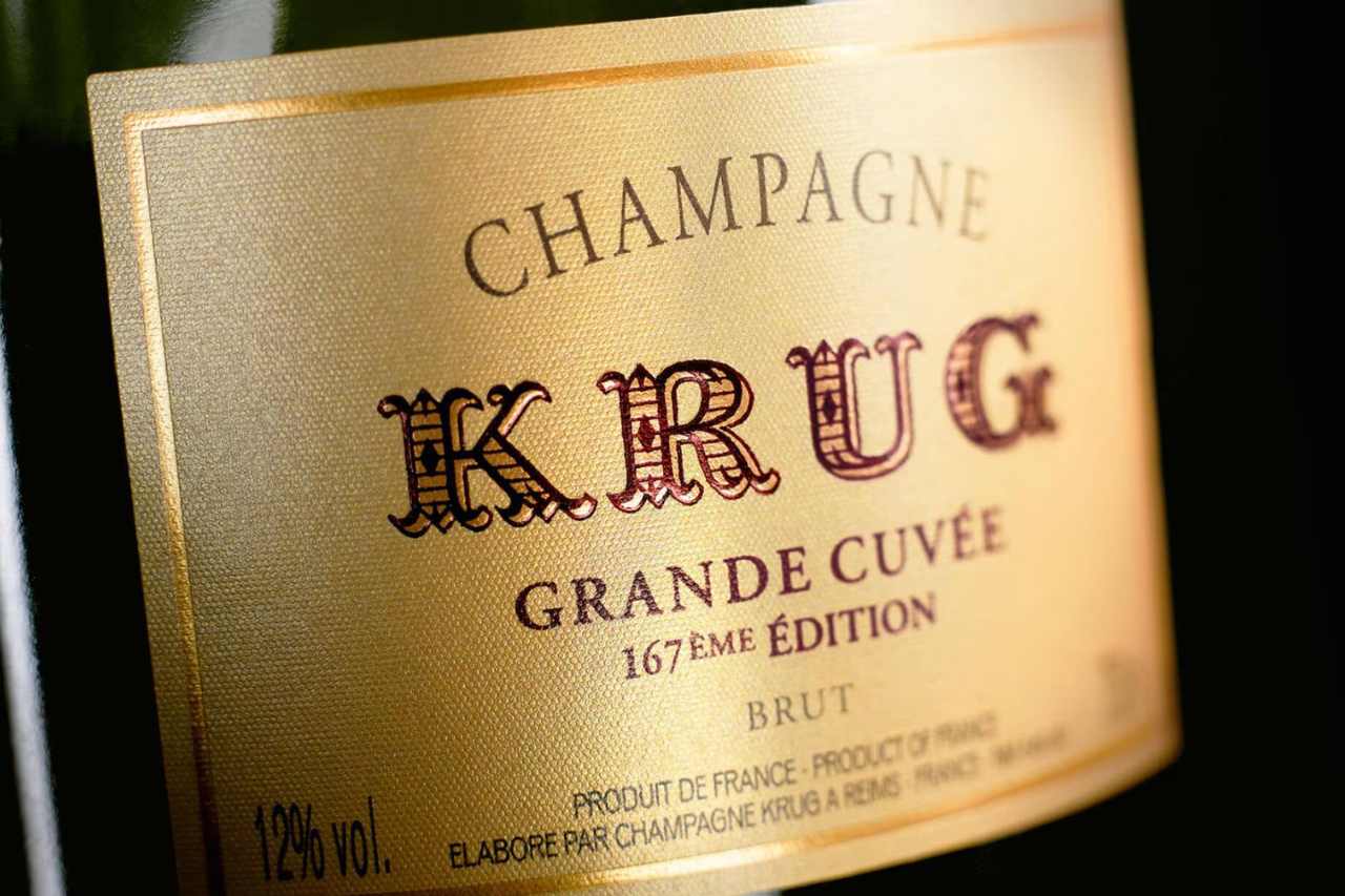 champagne krug grande cuvée 167 edition brut