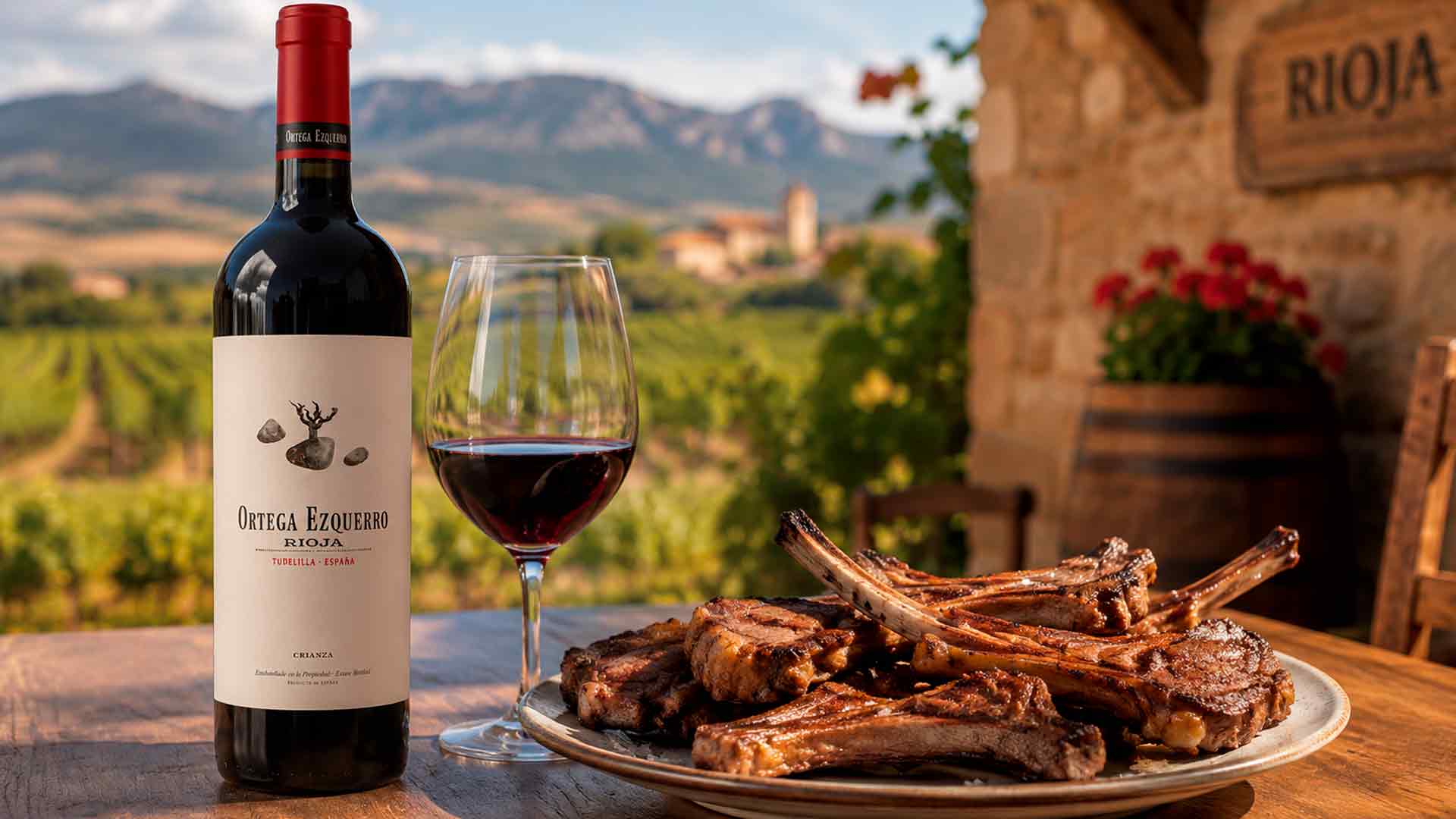 Maridaje regional - Rioja Ortega Ezquerro Crianza maridaje regional rioja ortega ezquerro crianza