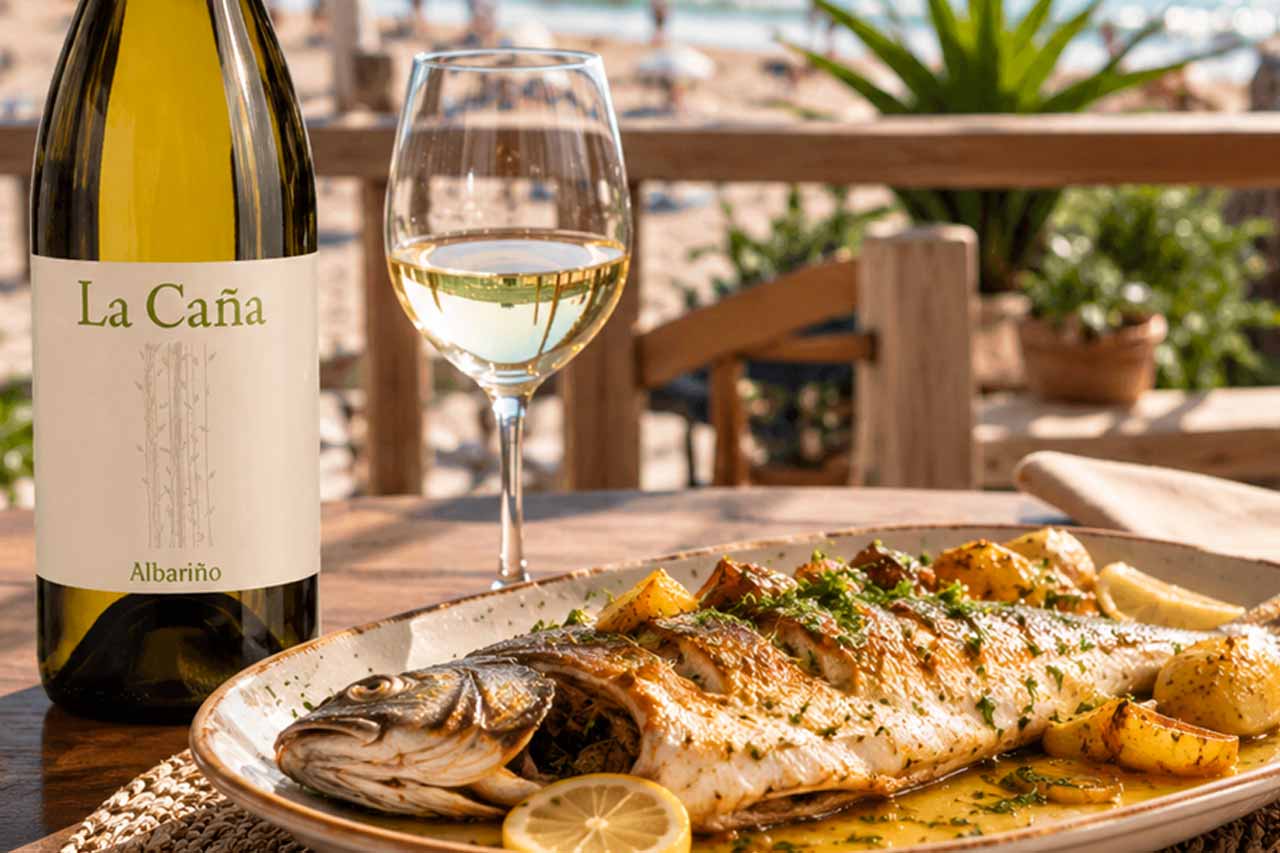 maridaje vino blanco con pescado