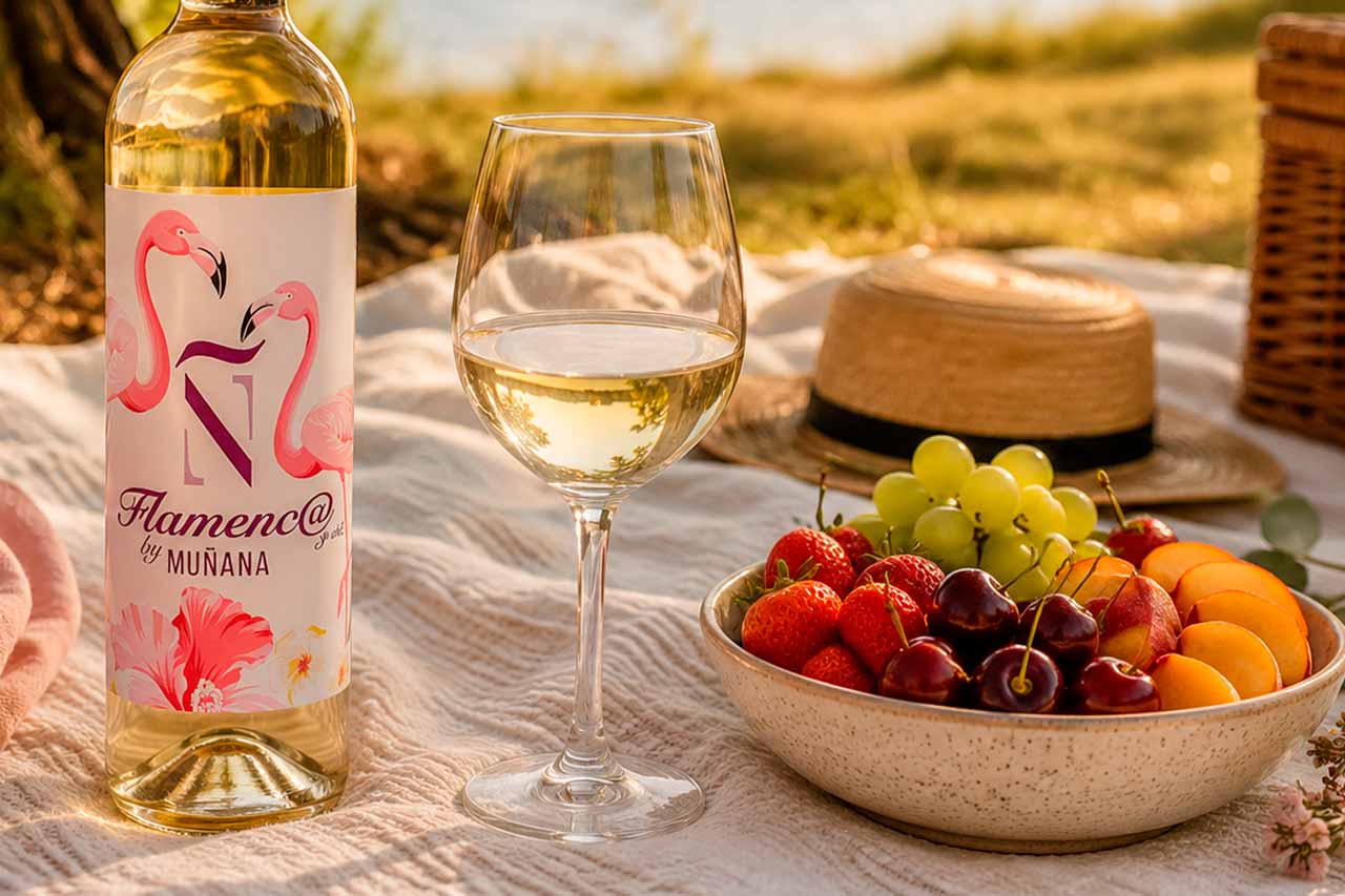 maridaje vino blanco y frutas