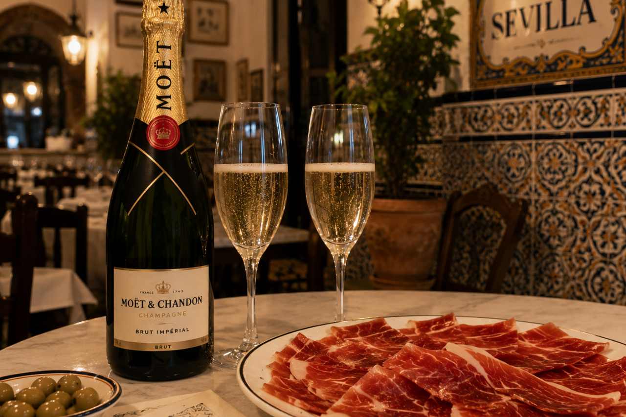 tipos de maridaje por contraste moet imperial brut