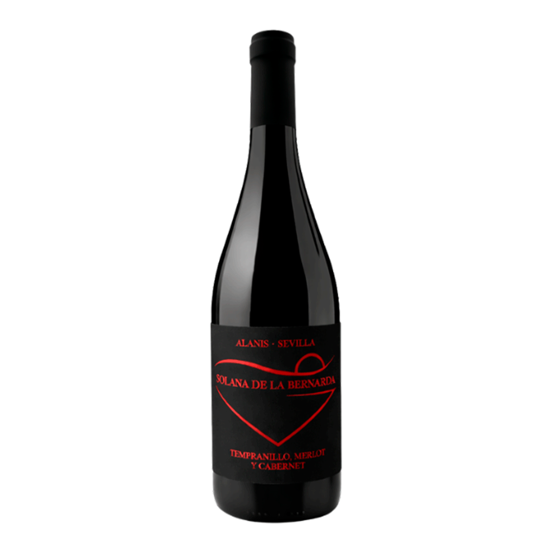 tinto tempranillo merlot y cabernet bodega solana de la bernarda
