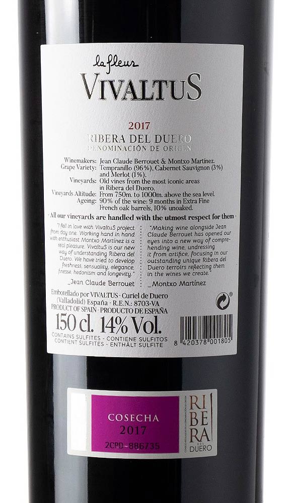 cómo leer la etiqueta del vino la fleur de vivaltus